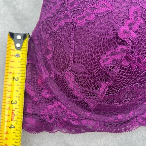 💕2/$35 💕 La Senza Dark Plum Halter Racerback Bra - Picture 7 of 9